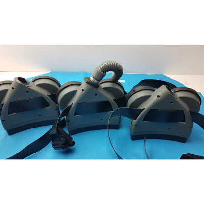 Lot of 3 MSA OptimAir TL PAPR Powered Air Purifying Respirator Blowers Hoses - Powered Air Purifying Respirator