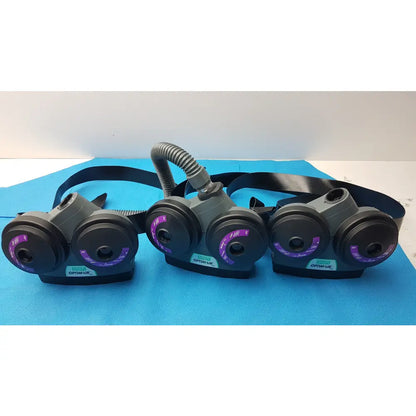Lot of 3 MSA OptimAir TL PAPR Powered Air Purifying Respirator Blowers Hoses - Powered Air Purifying Respirator