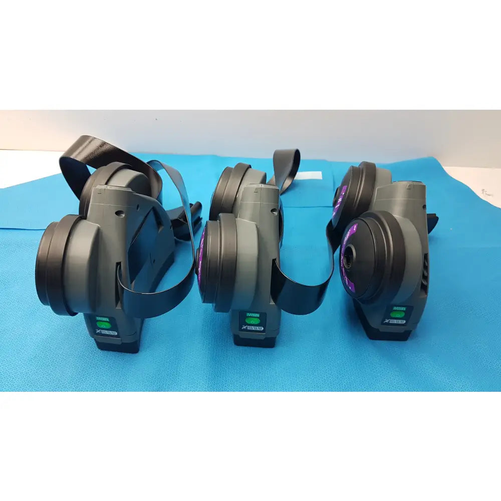 Lot of 3 MSA OptimAir TL Powered Air-Purifying Respirator - Powered Air-Purifying Respirator