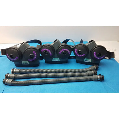 Lot of 3 MSA OptimAir TL Powered Air Purifying Respirator - Powered Air-Purifying Respirator