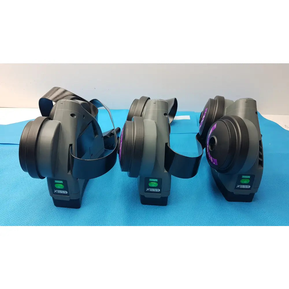 Lot of 3 MSA OptimAir TL Powered Air-Purifying Respirator - Powered Air-Purifying Respirator