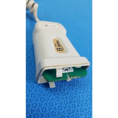 White plastic medical equipment lot of 3 natus neurology elite 200r handheld dopplers with 8 mhz label and circuit board