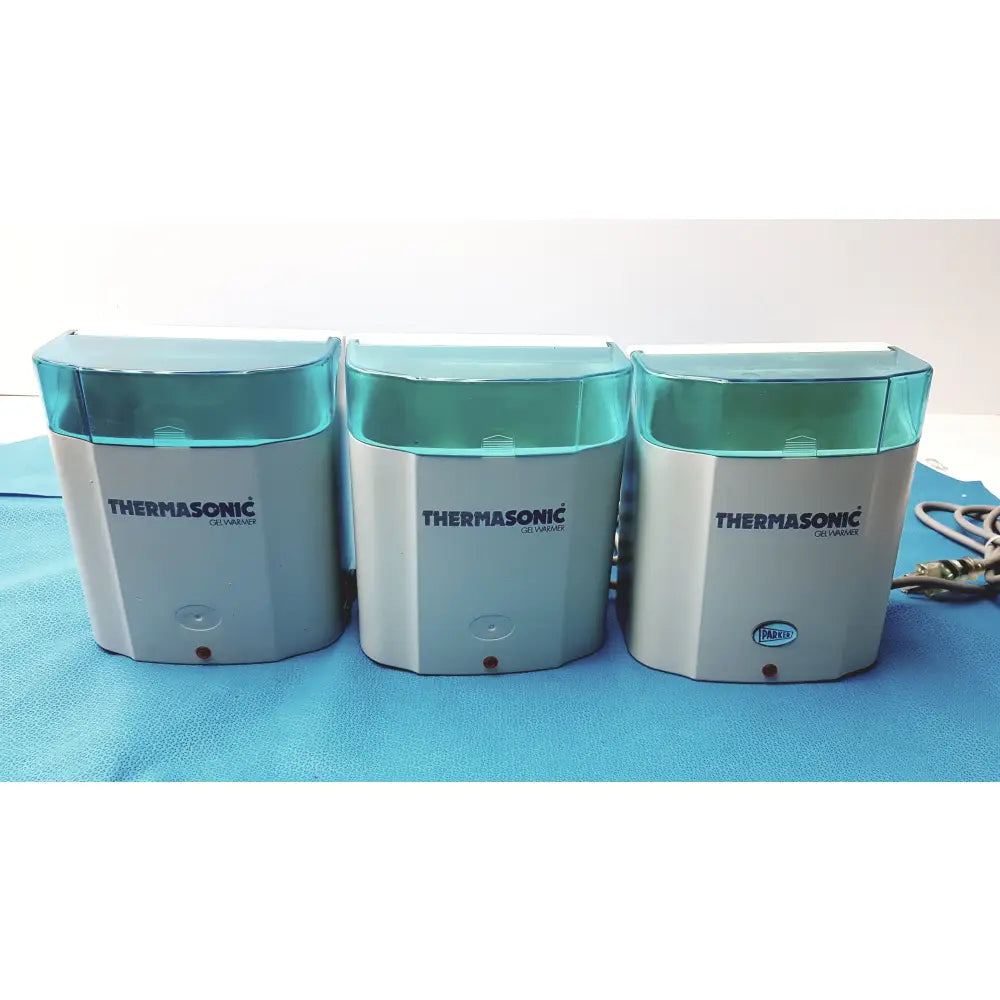 Lot of 3 Parker Laboratories 82-03-A Thermasonic Gel Warmers - Ultrasound Gel Warmer