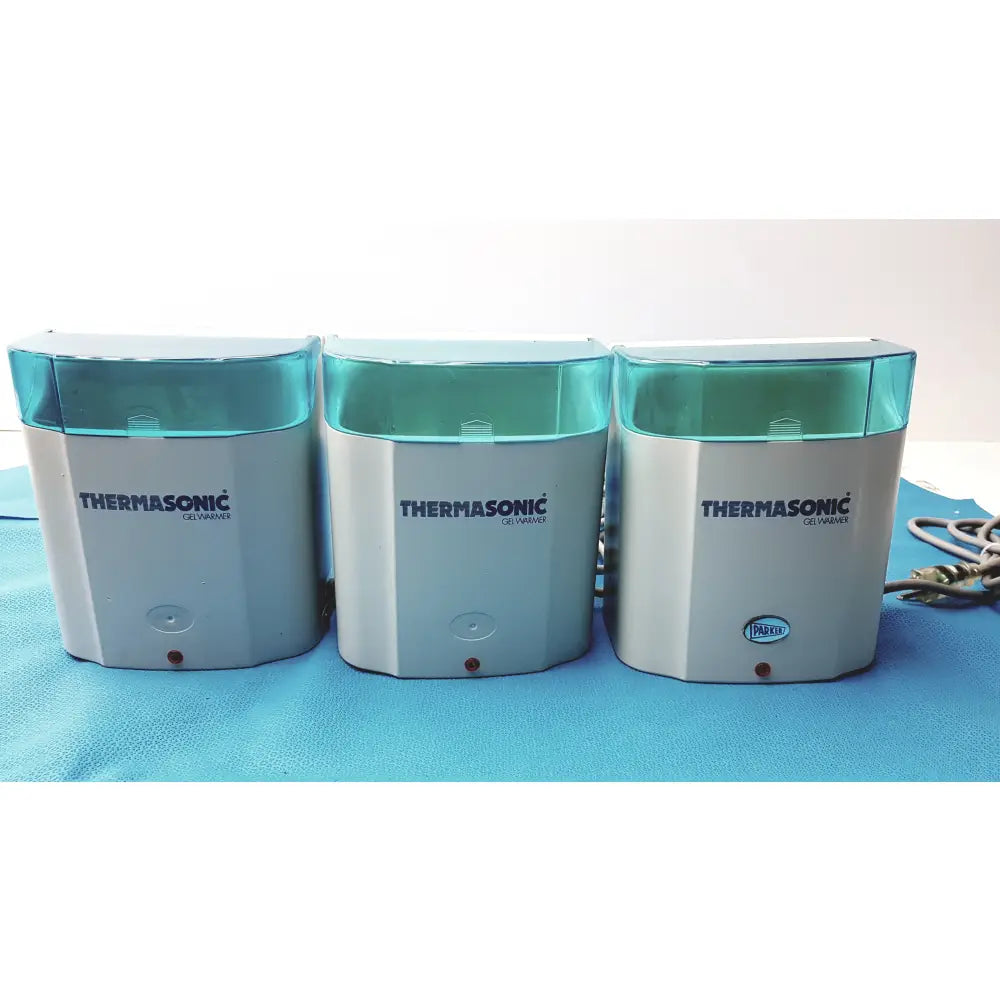 Lot of 3 Parker Laboratories 82-03-A Thermasonic Gel Warmers - Ultrasound Gel Warmer
