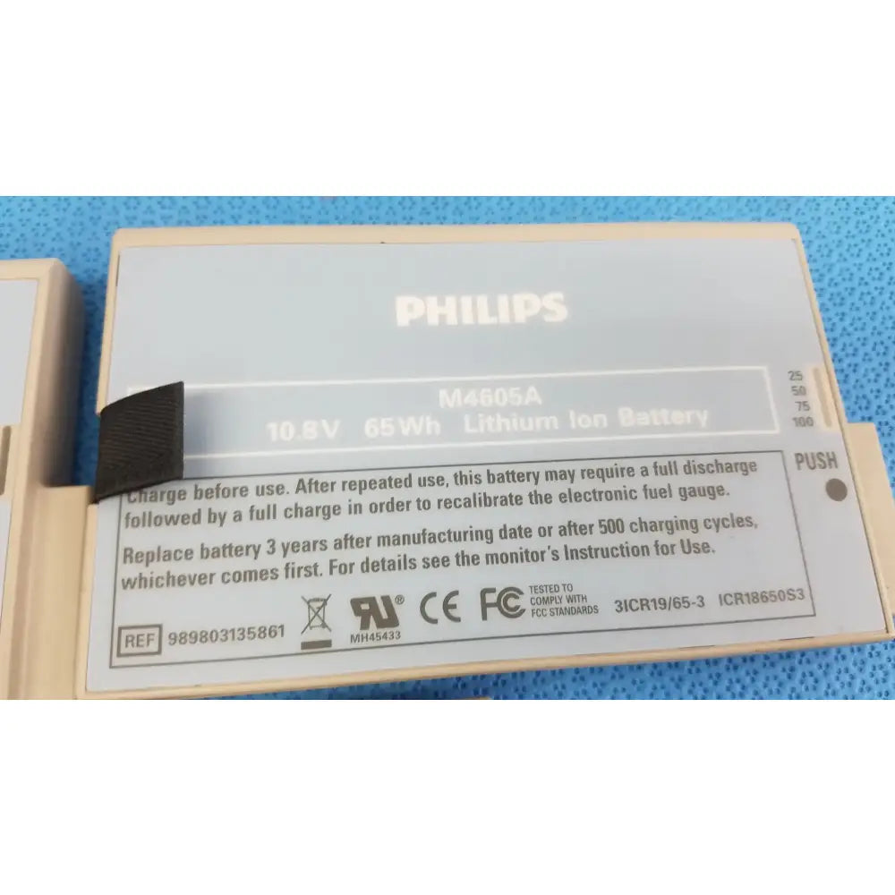 Philips Lot of - 3 Philips M4605A Lithium Ion Battery Lithium Ion Battery, second-hand product photo 6