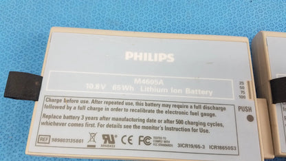 Philips Lot of - 3 Philips M4605A Lithium Ion Battery Lithium Ion Battery, second-hand product photo 5
