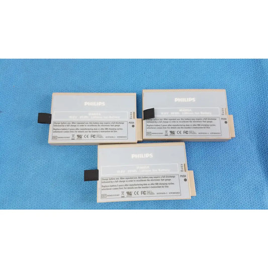 Philips Lot of - 3 Philips M4605A Lithium Ion Battery Lithium Ion Battery, second-hand product photo 1