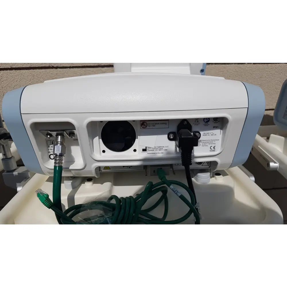 Lot of 3 Philips Respironics V60 Hospital BiPAP Ventilators With Rolling Stands - Hospital BiPAP Ventilator