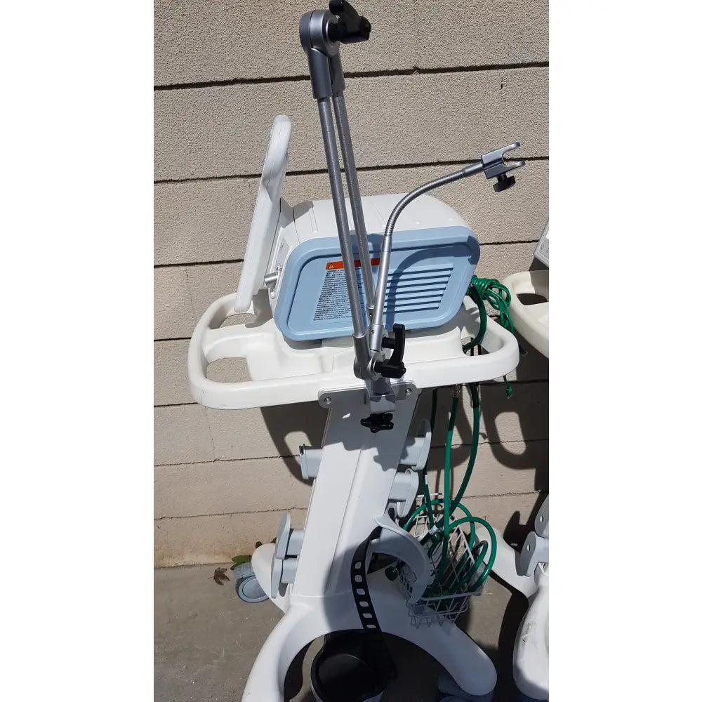 Lot of 3 Philips Respironics V60 Hospital BiPAP Ventilators With Rolling Stands - Hospital BiPAP Ventilator