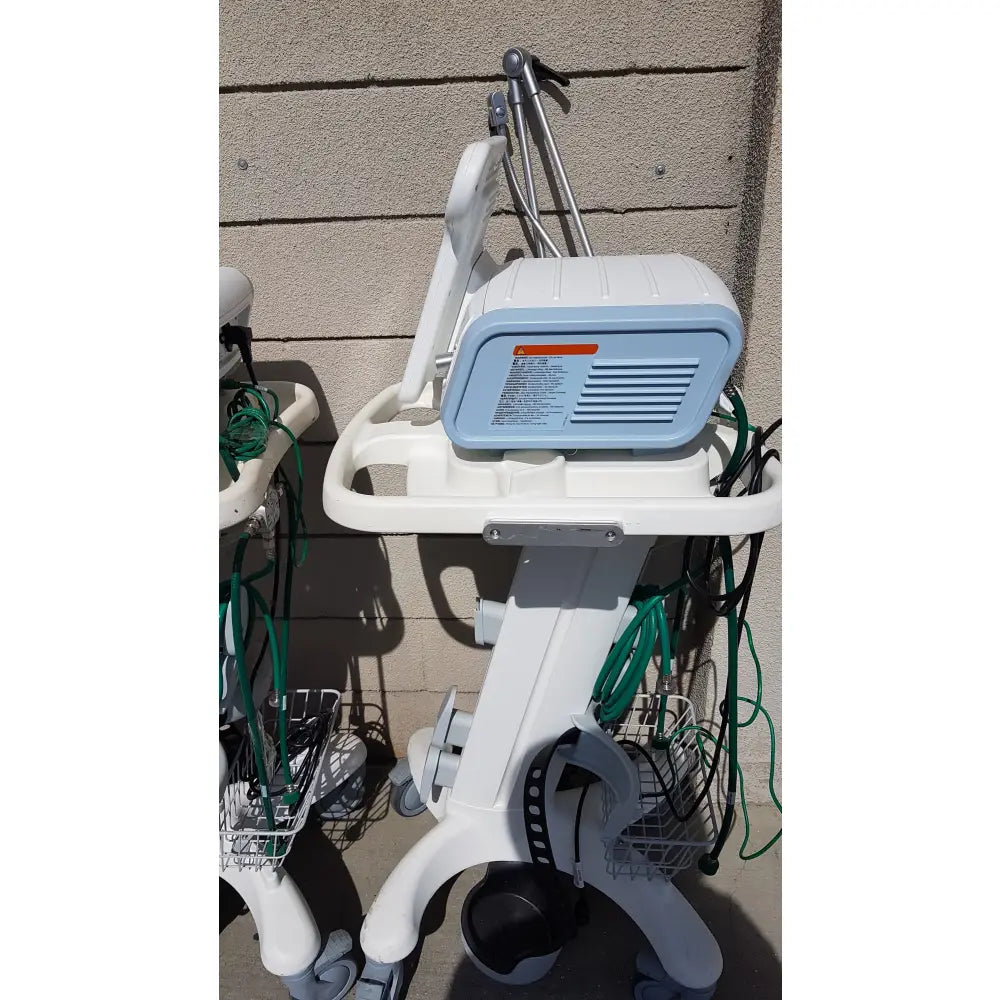 Lot of 3 Philips Respironics V60 Hospital BiPAP Ventilators With Rolling Stands - Hospital BiPAP Ventilator