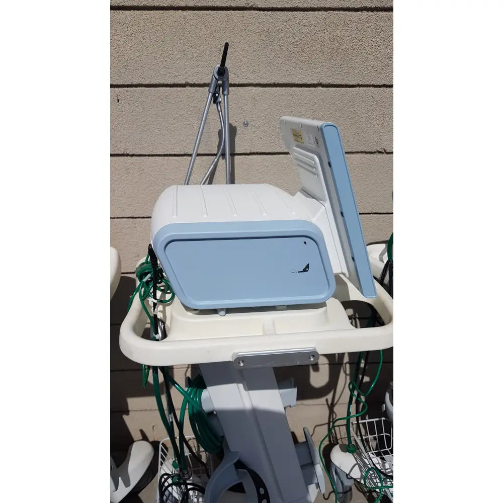 Lot of 3 Philips Respironics V60 Hospital BiPAP Ventilators With Rolling Stands - Hospital BiPAP Ventilator