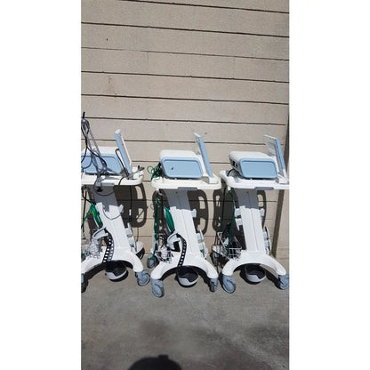 Lot of 3 Philips Respironics V60 Ventilators With Rolling Stands - Ventilator