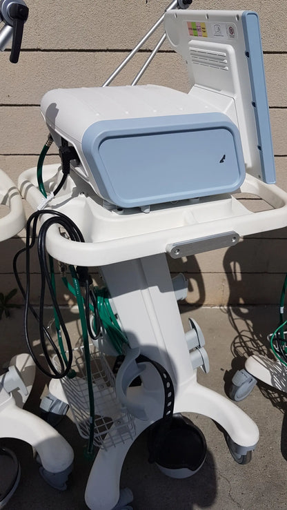Lot of 3 Philips Respironics V60 Ventilators With Rolling Stands - Ventilator