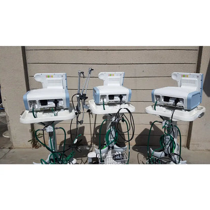 Lot of 3 Philips Respironics V60 Ventilators With Rolling Stands - Ventilator