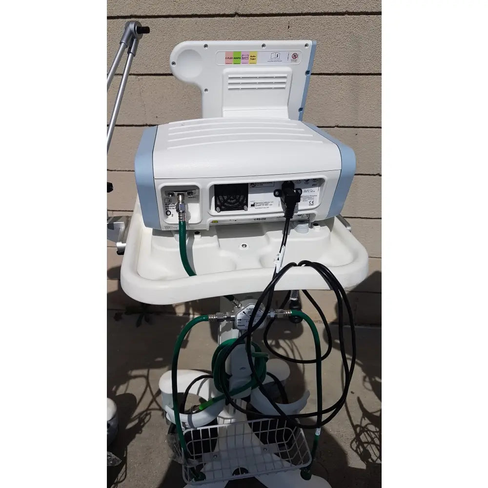 Lot of 3 Philips Respironics V60 Ventilators With Rolling Stands - Ventilator