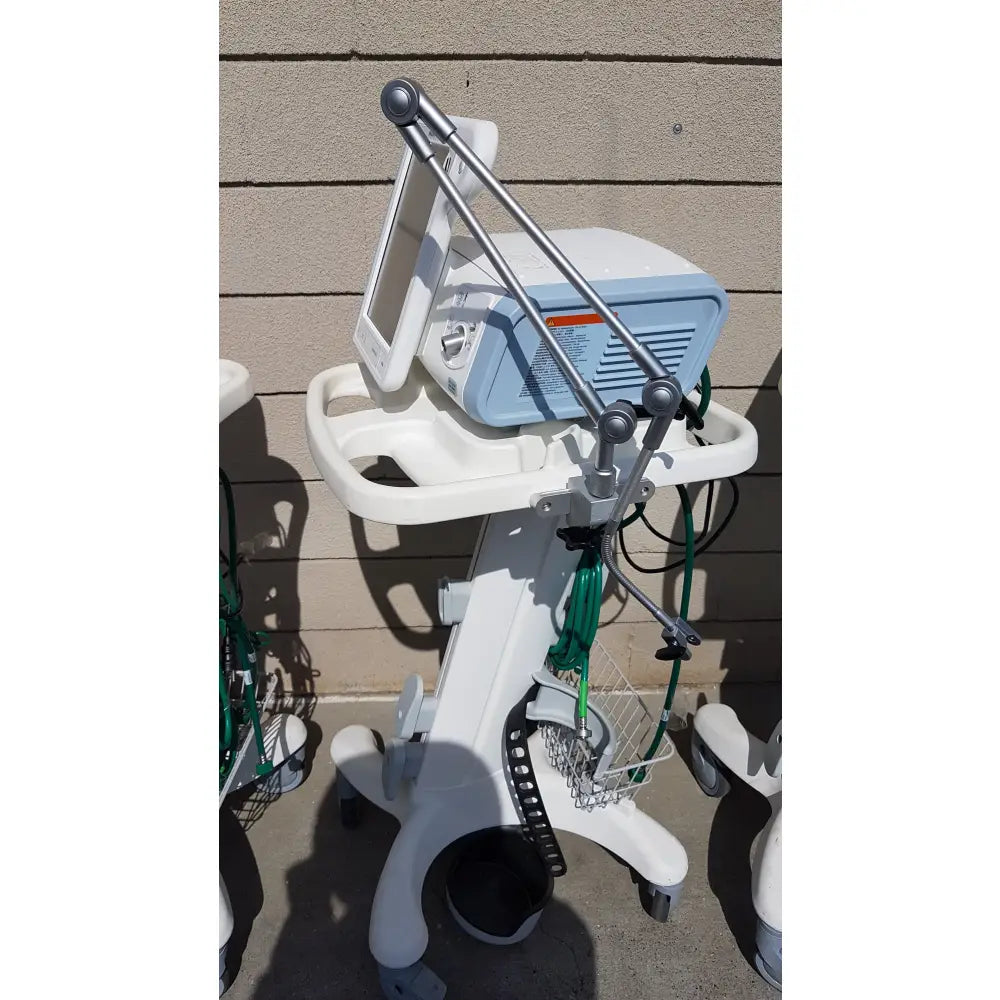 Lot of 3 Philips Respironics V60 Ventilators With Rolling Stands - Ventilator