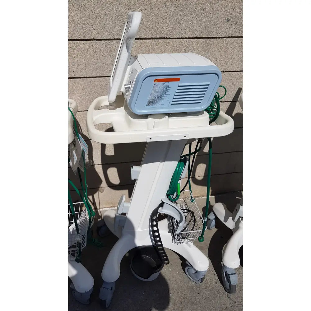 Lot of 3 Philips Respironics V60 Ventilators With Rolling Stands - Ventilator