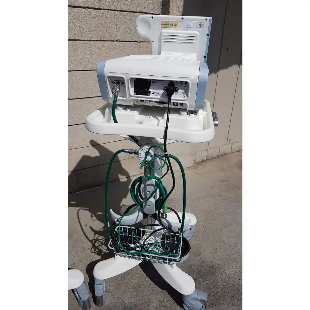 Lot of 3 Philips Respironics V60 Ventilators With Rolling Stands - Ventilator