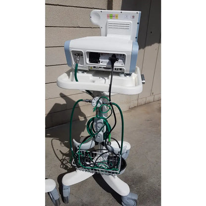 Lot of 3 Philips Respironics V60 Ventilators With Rolling Stands - Ventilator