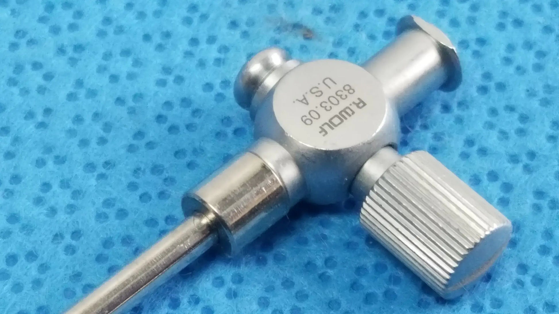 Wolf Lot of-3 R.Wolf 8303.09 Drainage Cannula With 8855.17 8303.10 Obturators Drainage Cannula with Obturators, second-hand product photo 5