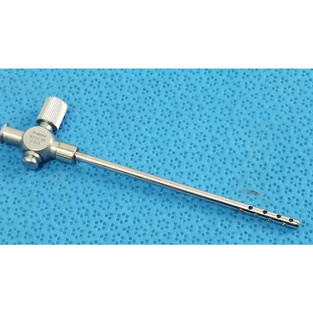 Wolf Lot of-3 R.Wolf 8303.09 Drainage Cannula With 8855.17 8303.10 Obturators Drainage Cannula with Obturators, second-hand product photo 3