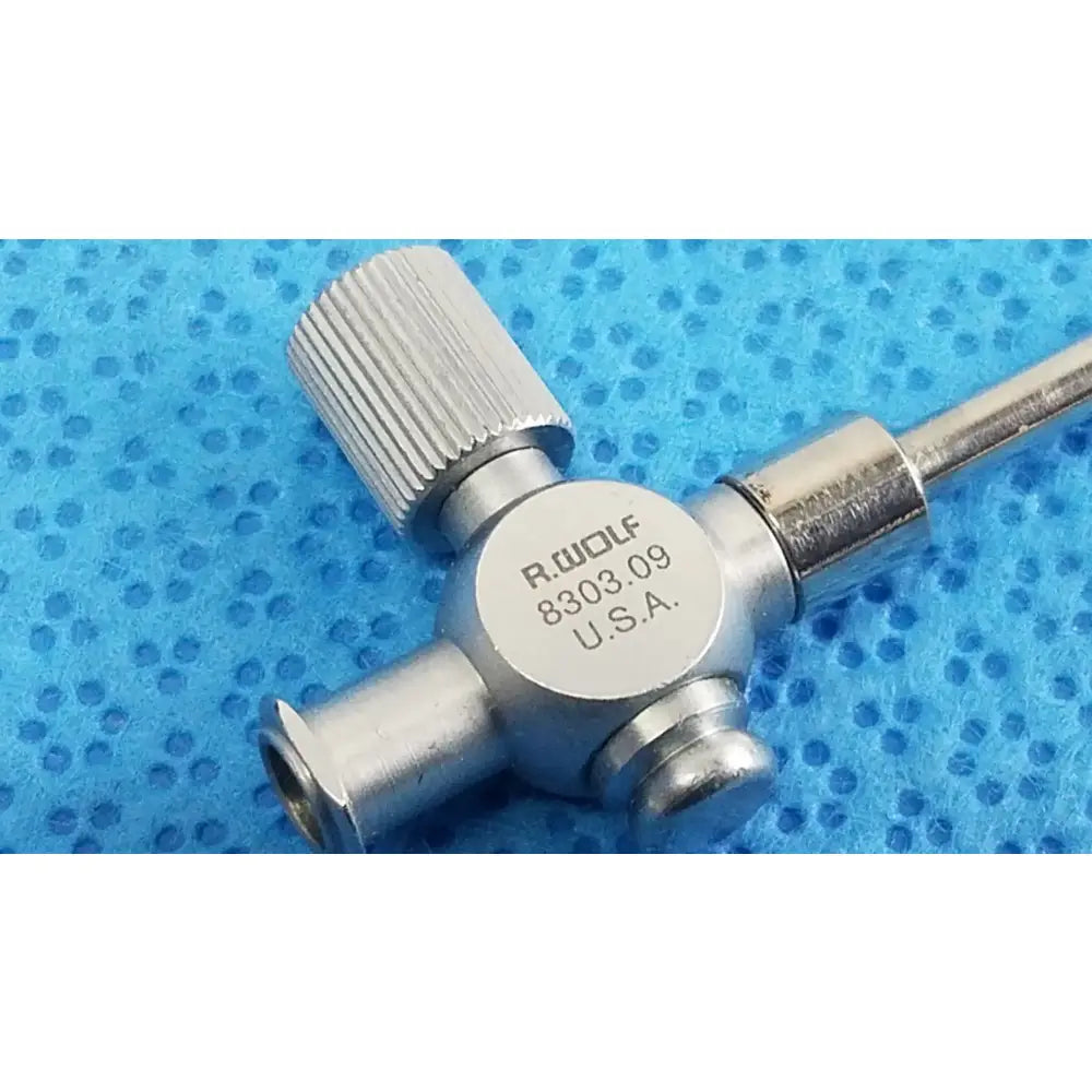 Wolf Lot of-3 R.Wolf 8303.09 Drainage Cannula With 8855.17 8303.10 Obturators Drainage Cannula with Obturators, second-hand product photo 2
