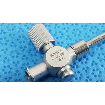 Wolf Lot of-3 R.Wolf 8303.09 Drainage Cannula With 8855.17 8303.10 Obturators Drainage Cannula with Obturators, second-hand product photo 2