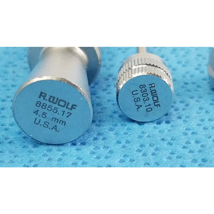 Wolf Lot of-3 R.Wolf 8303.09 Drainage Cannula With 8855.17 8303.10 Obturators Drainage Cannula with Obturators, second-hand product photo 13