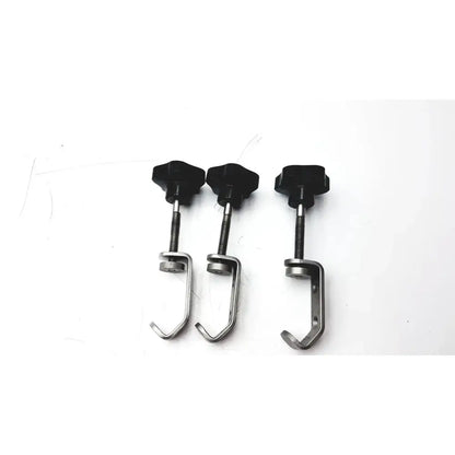 Unbranded Lot of 3 Stainless Steel Fixture I-beam Clamp Tube Slot Pipe Clamp Mounting Clamp, second-hand product photo 1