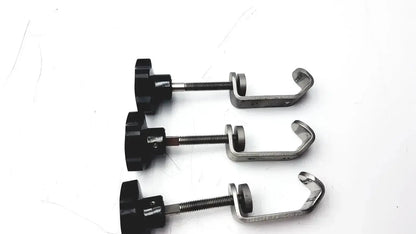 Unbranded Lot of 3 Stainless Steel Fixture I-beam Clamp Tube Slot Pipe Clamp Mounting Clamp, second-hand product photo 5