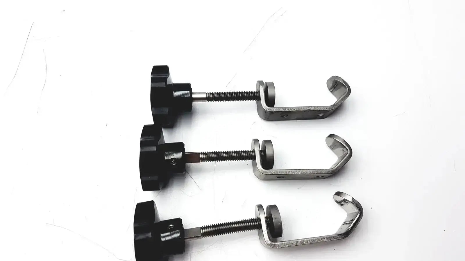 Unbranded Lot of 3 Stainless Steel Fixture I-beam Clamp Tube Slot Pipe Clamp Mounting Clamp, second-hand product photo 5