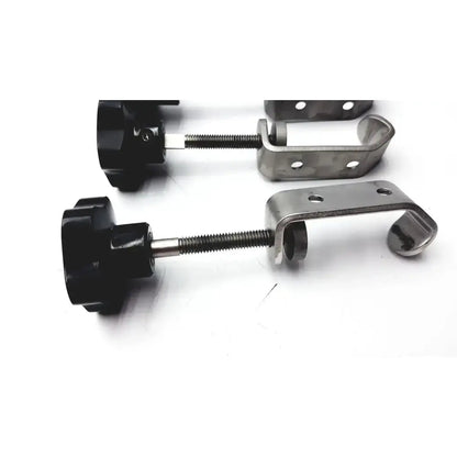 Unbranded Lot of 3 Stainless Steel Fixture I-beam Clamp Tube Slot Pipe Clamp Mounting Clamp, second-hand product photo 6