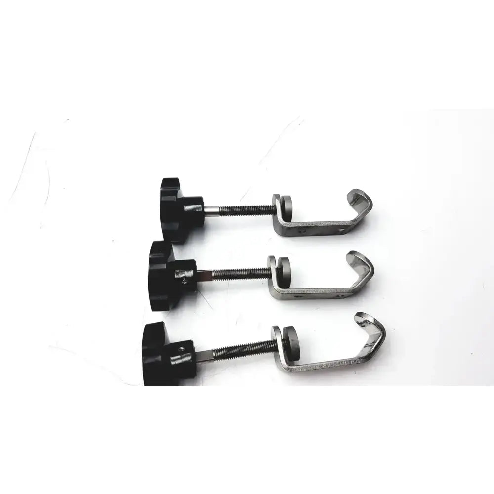 Unbranded Lot of 3 Stainless Steel Fixture I-beam Clamp Tube Slot Pipe Clamp Mounting Clamp, second-hand product photo 5