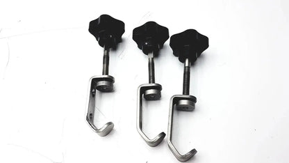 Unbranded Lot of 3 Stainless Steel Fixture I-beam Clamp Tube Slot Pipe Clamp Mounting Clamp, second-hand product photo 2