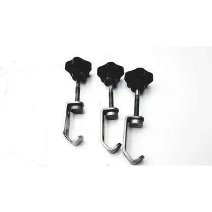 Unbranded Lot of 3 Stainless Steel Fixture I-beam Clamp Tube Slot Pipe Clamp Mounting Clamp, second-hand product photo 2