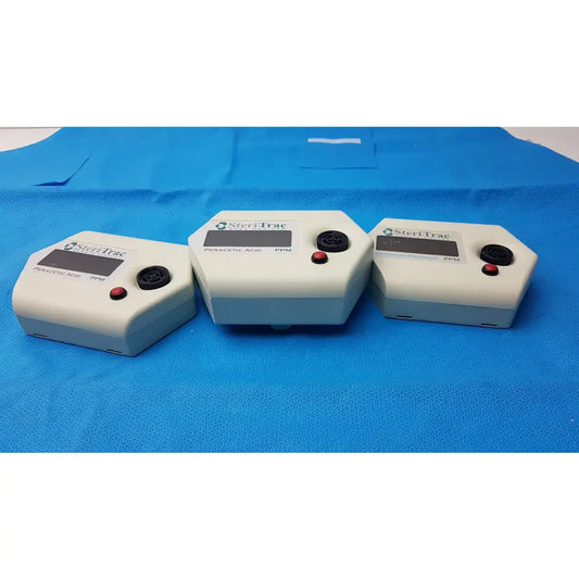 Lot of 3 SteriTrac Area Monitor Peracetic Acid & Hydrogen Peroxide PPM Monitors - Area monitoring system