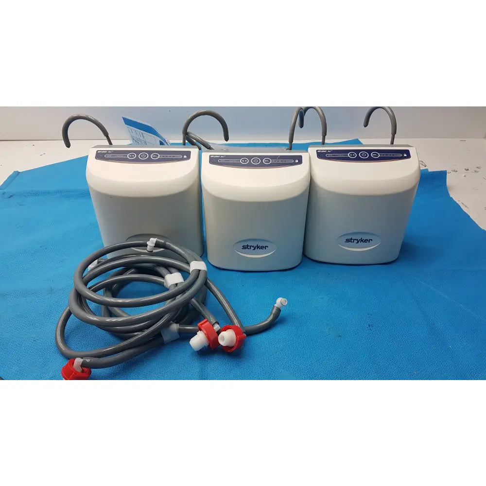 Lot of 3 Stryker 2861 Low Air Loss Pump IsoGel SPR Plus Mattress System - Low Air Loss Therapy Mattress Pump