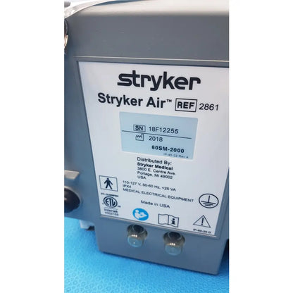 Lot of 3 Stryker 2861 Low Air Loss Pump IsoGel SPR Plus Mattress System - Low Air Loss Therapy Mattress Pump