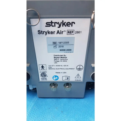 Lot of 3 Stryker 2861 Low Air Loss Pump IsoGel SPR Plus Mattress System - Low Air Loss Therapy Mattress Pump
