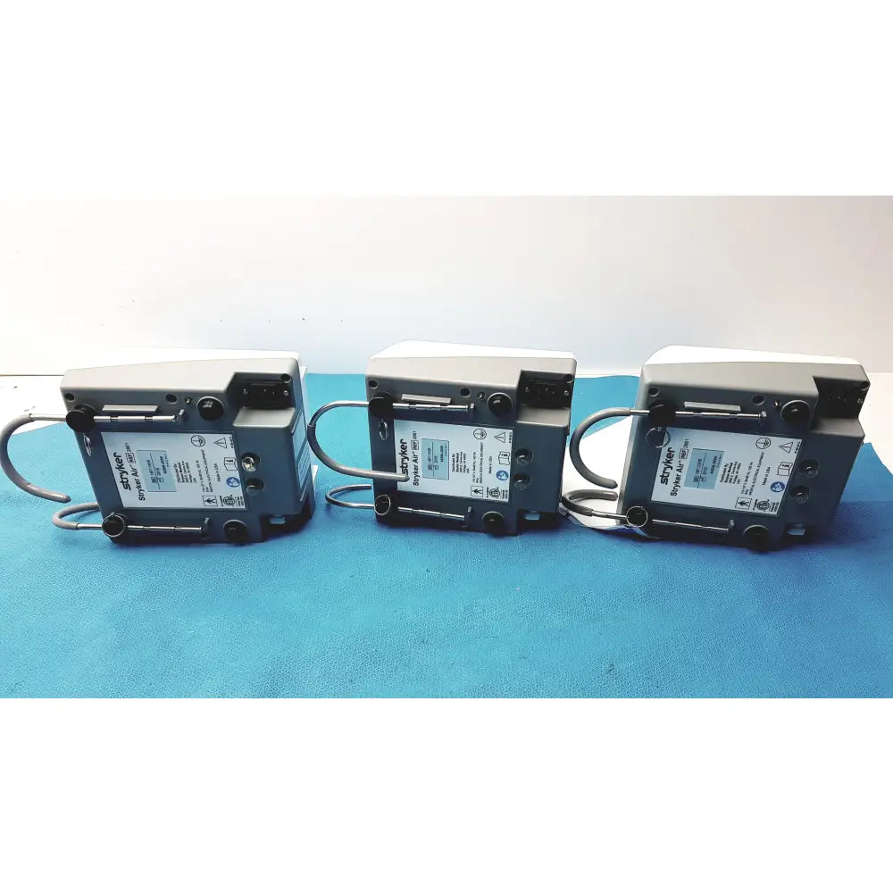 Lot of 3 Stryker 2861 Low Air Loss Pump IsoGel SPR Plus Mattress System - Low air loss mattress pump system