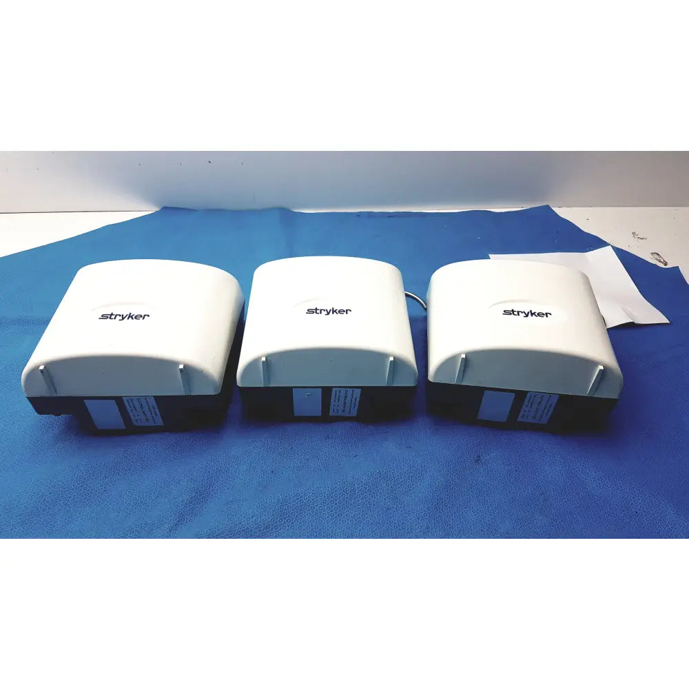 Lot of 3 Stryker 2861 Low Air Loss Pump IsoGel SPR Plus Mattress System - Low air loss mattress pump system