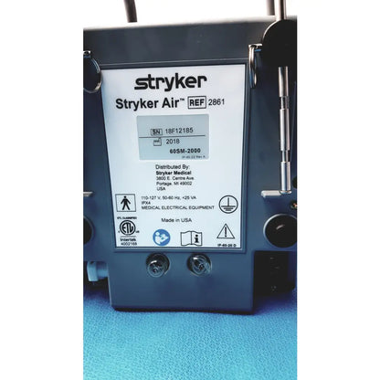 Lot of 3 Stryker 2861 Low Air Loss Pump IsoGel SPR Plus Mattress System With Air Hoses - Low Air Loss Therapy Mattress