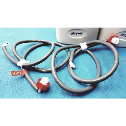 Lot of 3 Stryker 2861 Low Air Loss Pump IsoGel SPR Plus Mattress System With Air Hoses - Low Air Loss Therapy Mattress