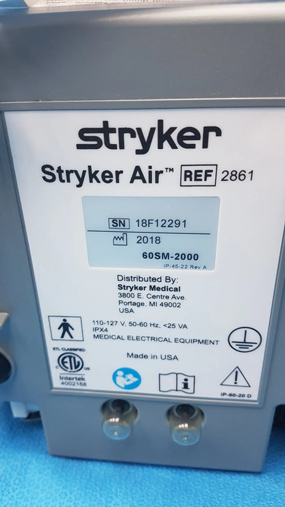 Lot of 3 Stryker 2861 Low Air Loss Pump IsoGel SPR Plus Mattress System - Low Air Loss Therapy Mattress Pump