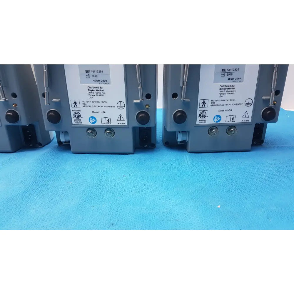 Lot of 3 Stryker 2861 Low Air Loss Pump IsoGel SPR Plus Mattress System - Low Air Loss Therapy Mattress Pump