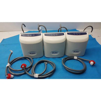 Lot of 3 Stryker 2861 Low Air Loss Pump Mattress System With Air Hoses - Low Air Loss Therapy Mattress Pump