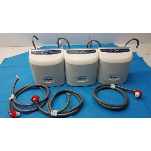 Lot of 3 Stryker 2861 Low Air Loss Pump Mattress System With Air Hoses - Low Air Loss Therapy Mattress Pump
