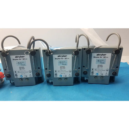 Lot of 3 Stryker 2861 Low Air Loss Pump Mattress System With Air Hoses - Low Air Loss Therapy Mattress Pump