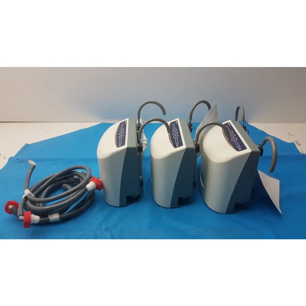 Lot of 3 Stryker 2861 Low Air Loss Pump Mattress System With Air Hoses - Low Air Loss Therapy Mattress Pump