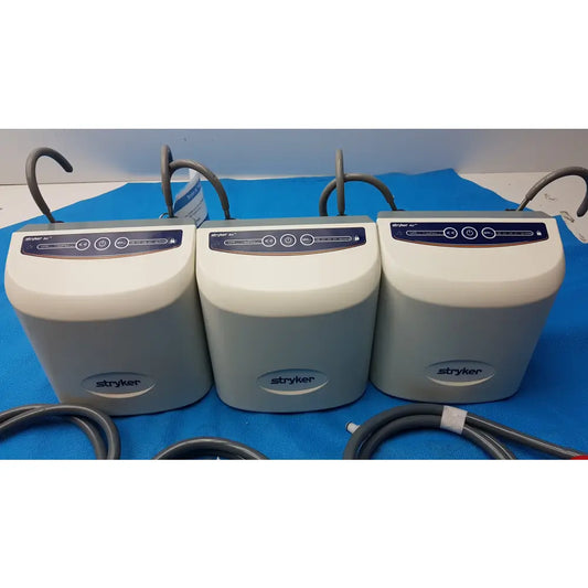 Lot of 3 Stryker 2861 Low Air Loss Pump Mattress System With Air Hoses - Low Air Loss Therapy Mattress Pump